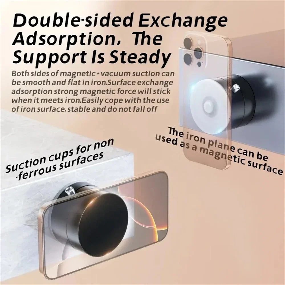 Magnetic Phone Holder – Strong Suction, 360 degree rotation , Hands free.