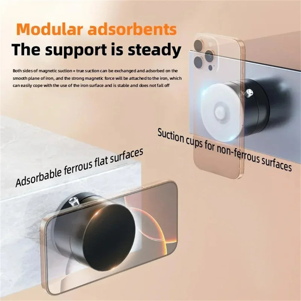 Magnetic Phone Holder – Strong Suction, 360 degree rotation , Hands free.